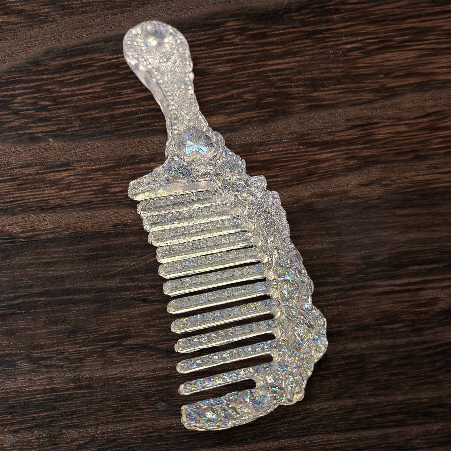 Diamond Clear Sparkling Crystal Decorative Comb