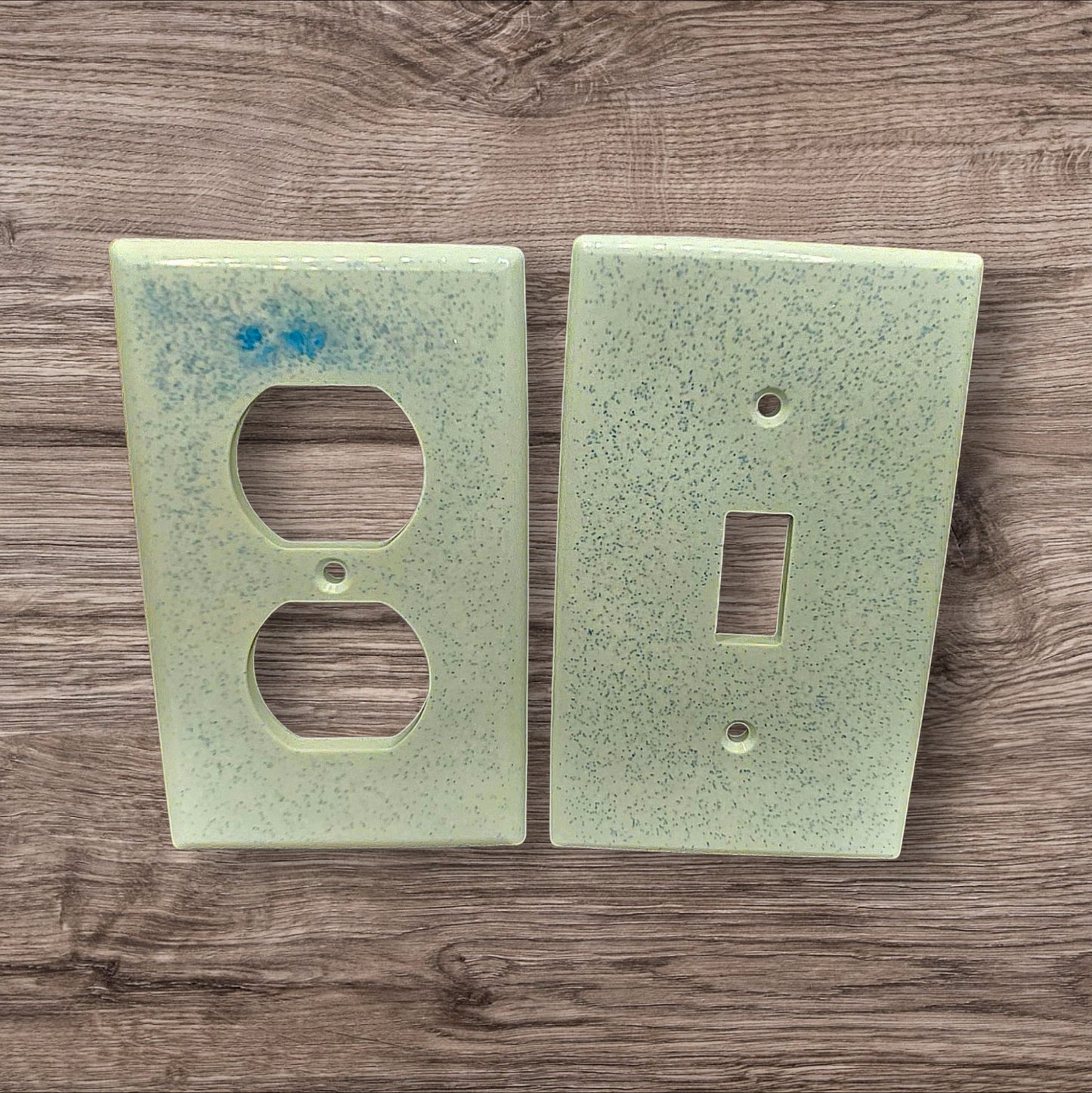 Minty Sparkle Light Switch & Outlet Cover Set