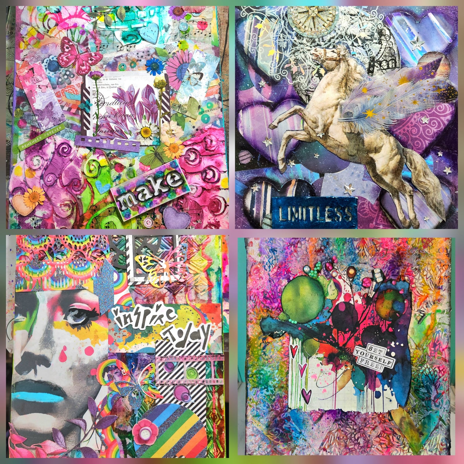 Clearance Collage Canvases