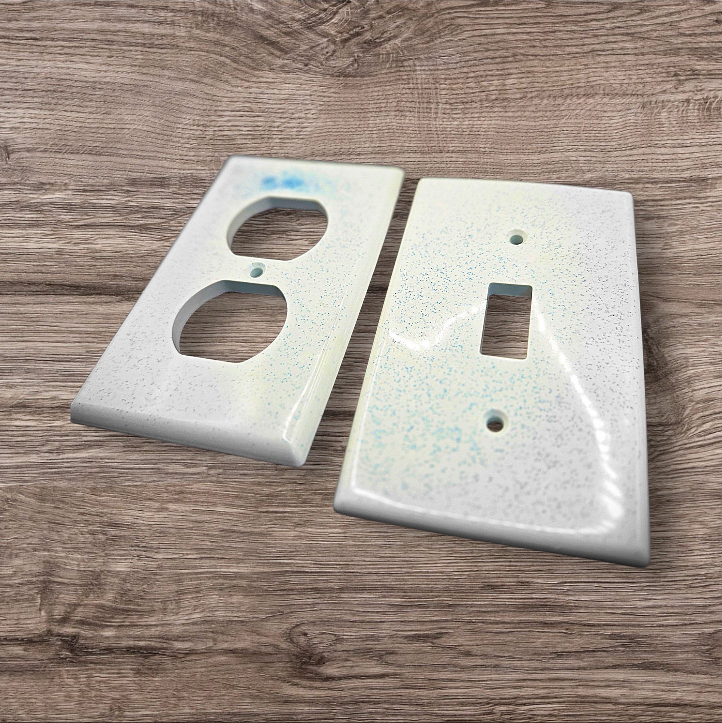 Minty Sparkle Light Switch & Outlet Cover Set