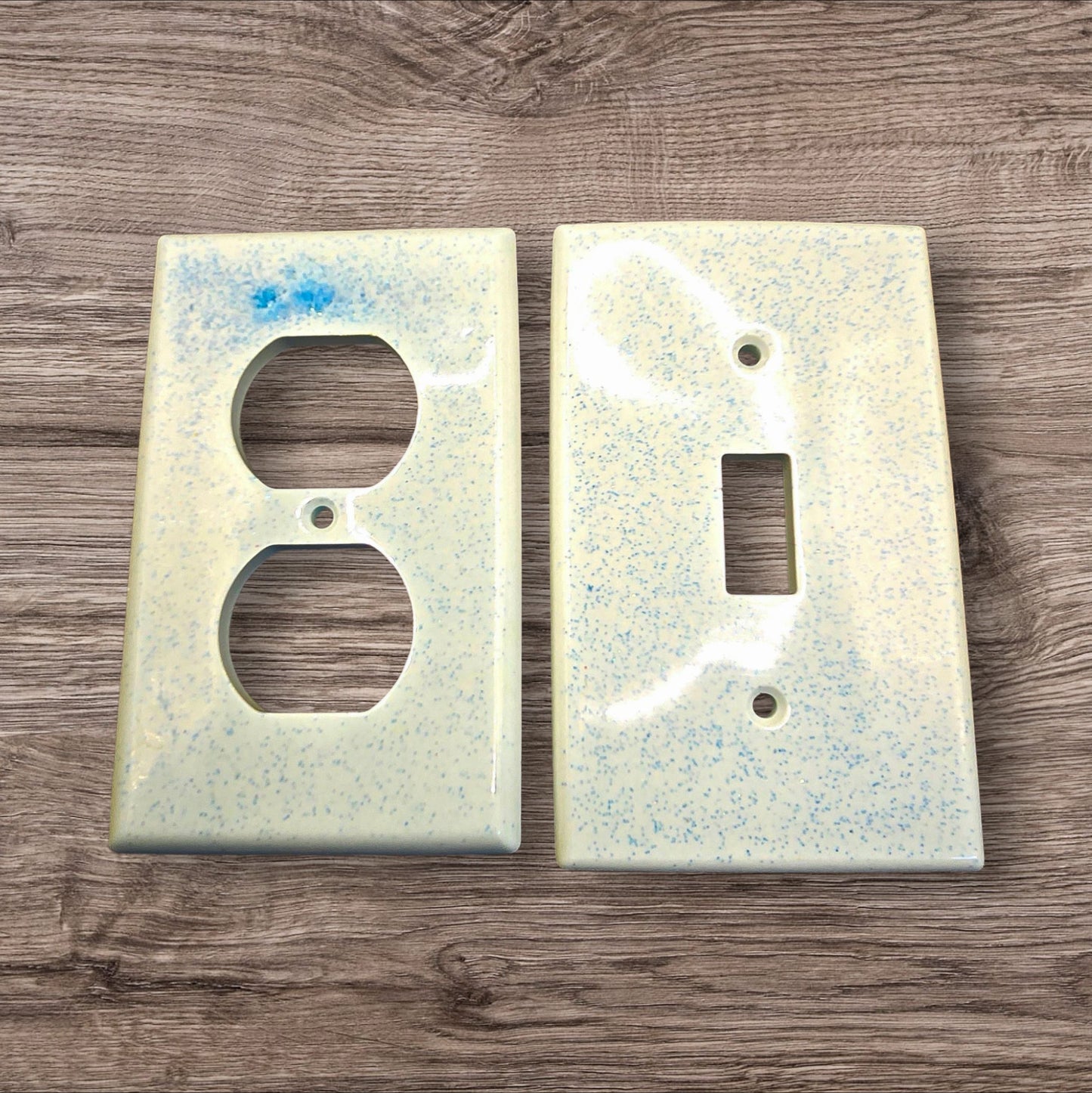 Minty Sparkle Light Switch & Outlet Cover Set
