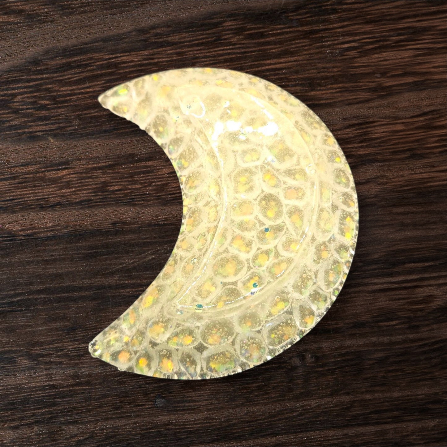 Mini Crescent Moon Crystal Dish