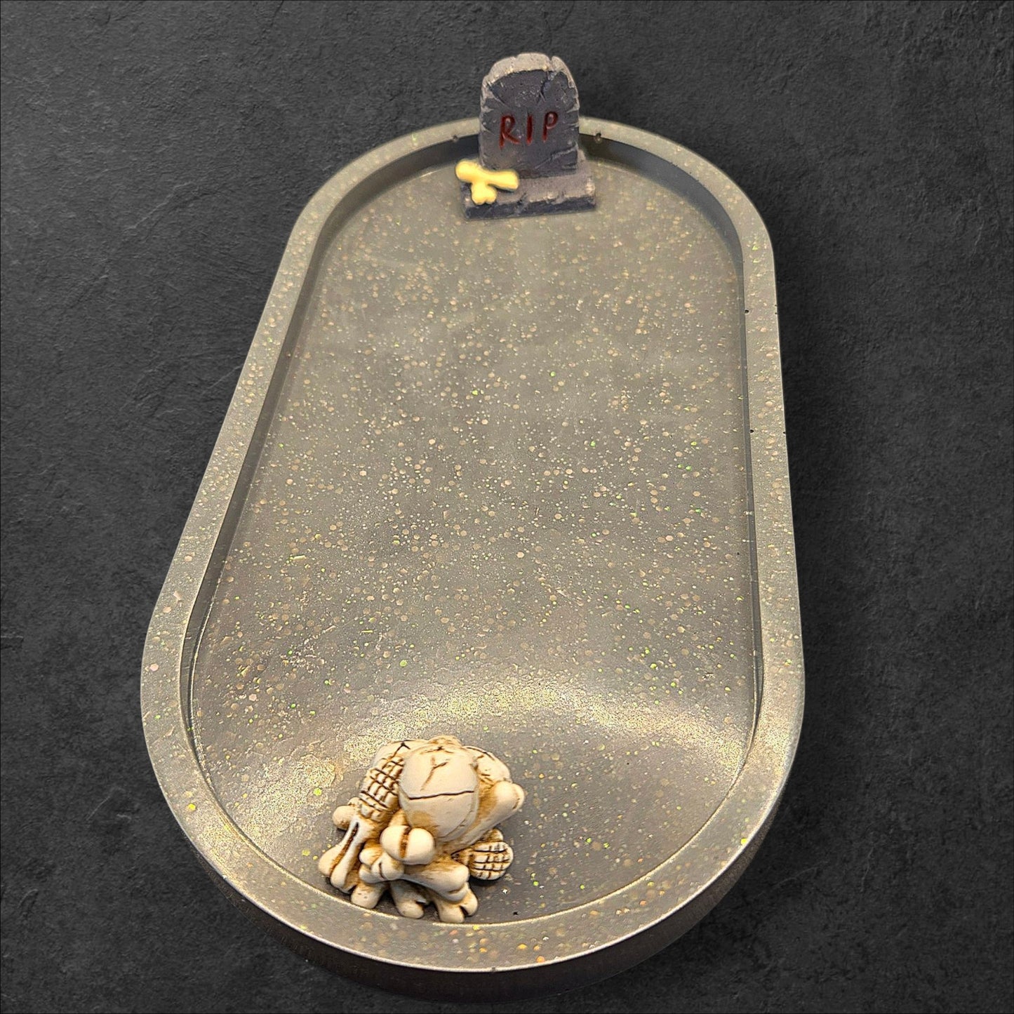 Spooky Sparkle Graveyard Tray