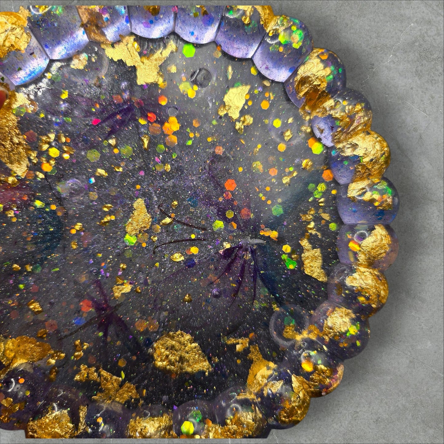 Mystic Twilight Dragonfly Dish