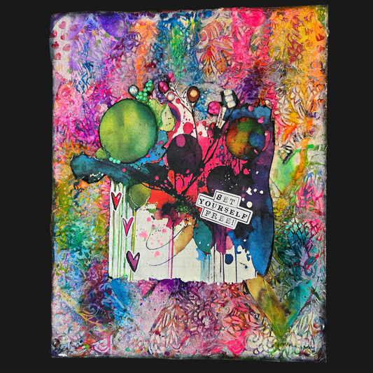 "Set Yourself Free" Collage