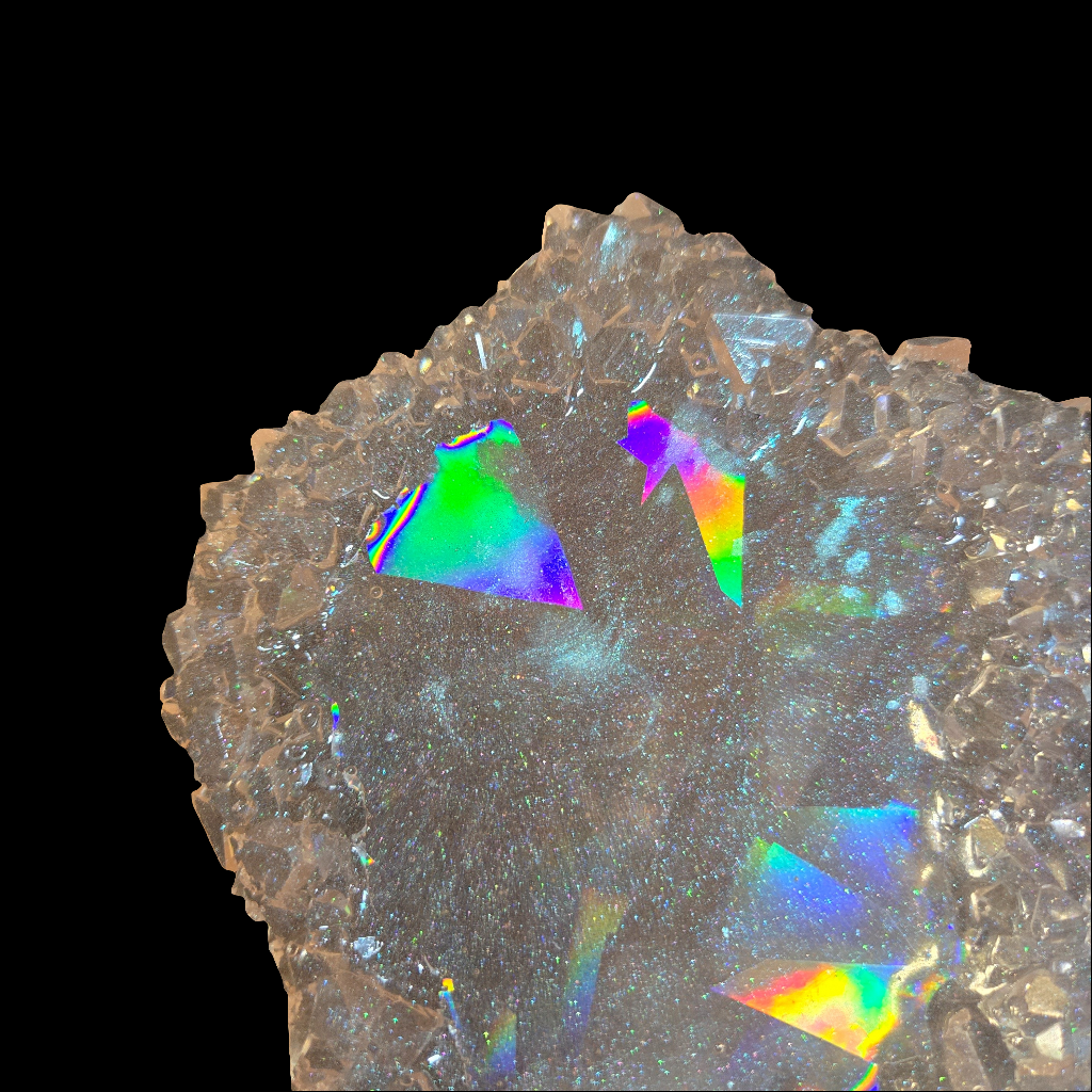 Orange Ember Holographic Crystal Edge Tray *Discounted