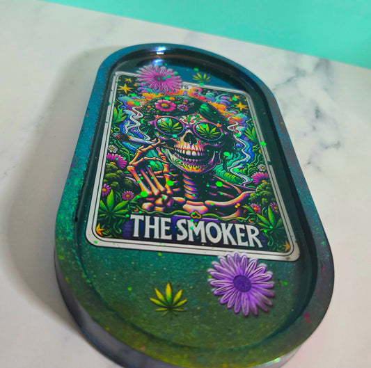 Cosmic Green 🌿 'The Smoker' Tray