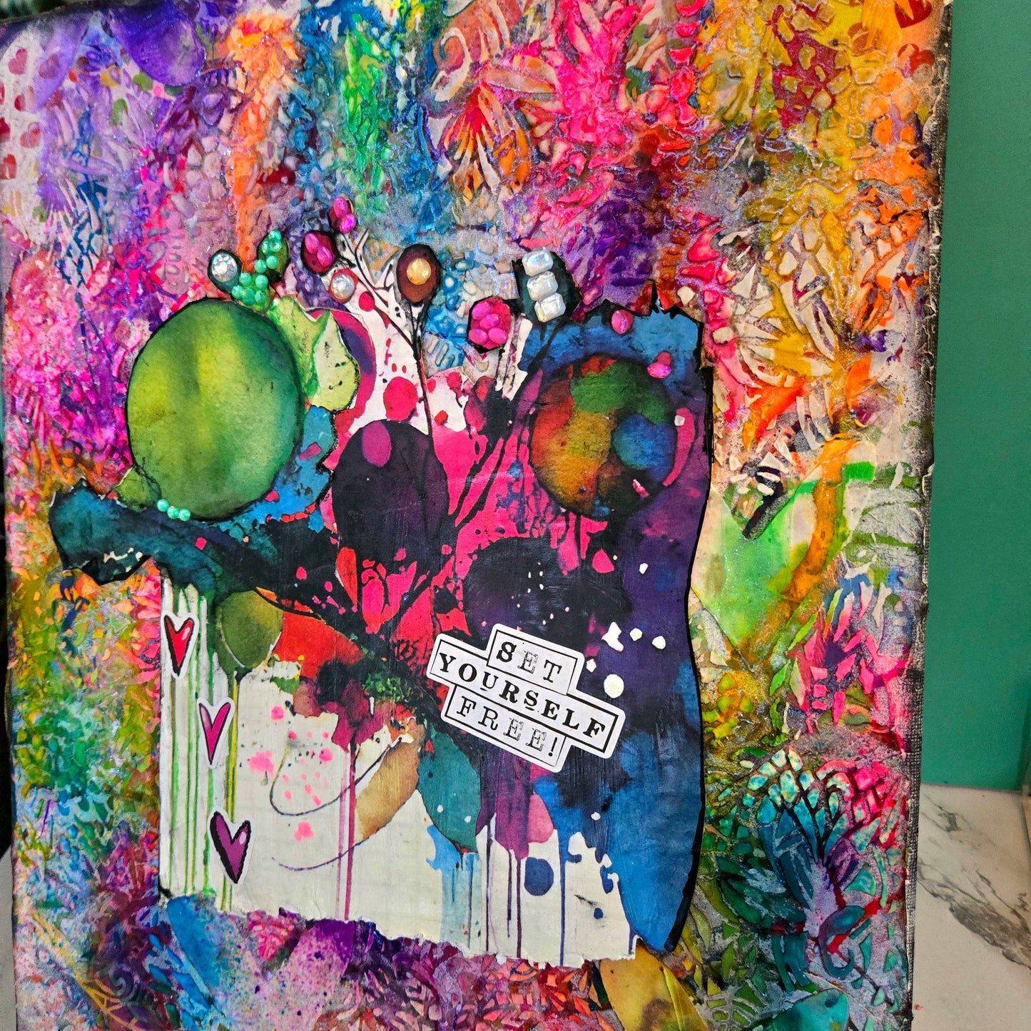 "Set Yourself Free" Collage