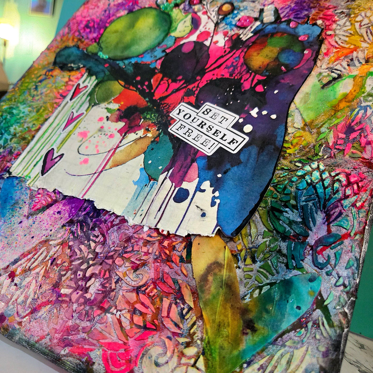 "Set Yourself Free" Collage