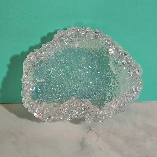Frozen Aurora Druzy Dish *Discounted
